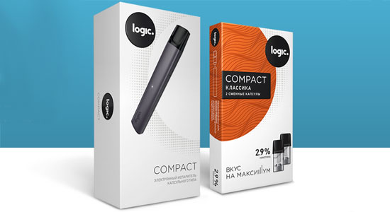 Набор JTI Logic Compact (350 Mah). Альтернатива сигаретам Logic. Капсулы Logic Compact габариты упаковки. Альтернатива сигаретам r1.